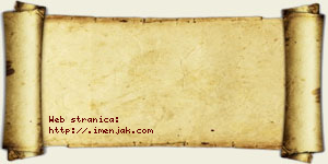 Večerinka Aksentijević vizit kartica